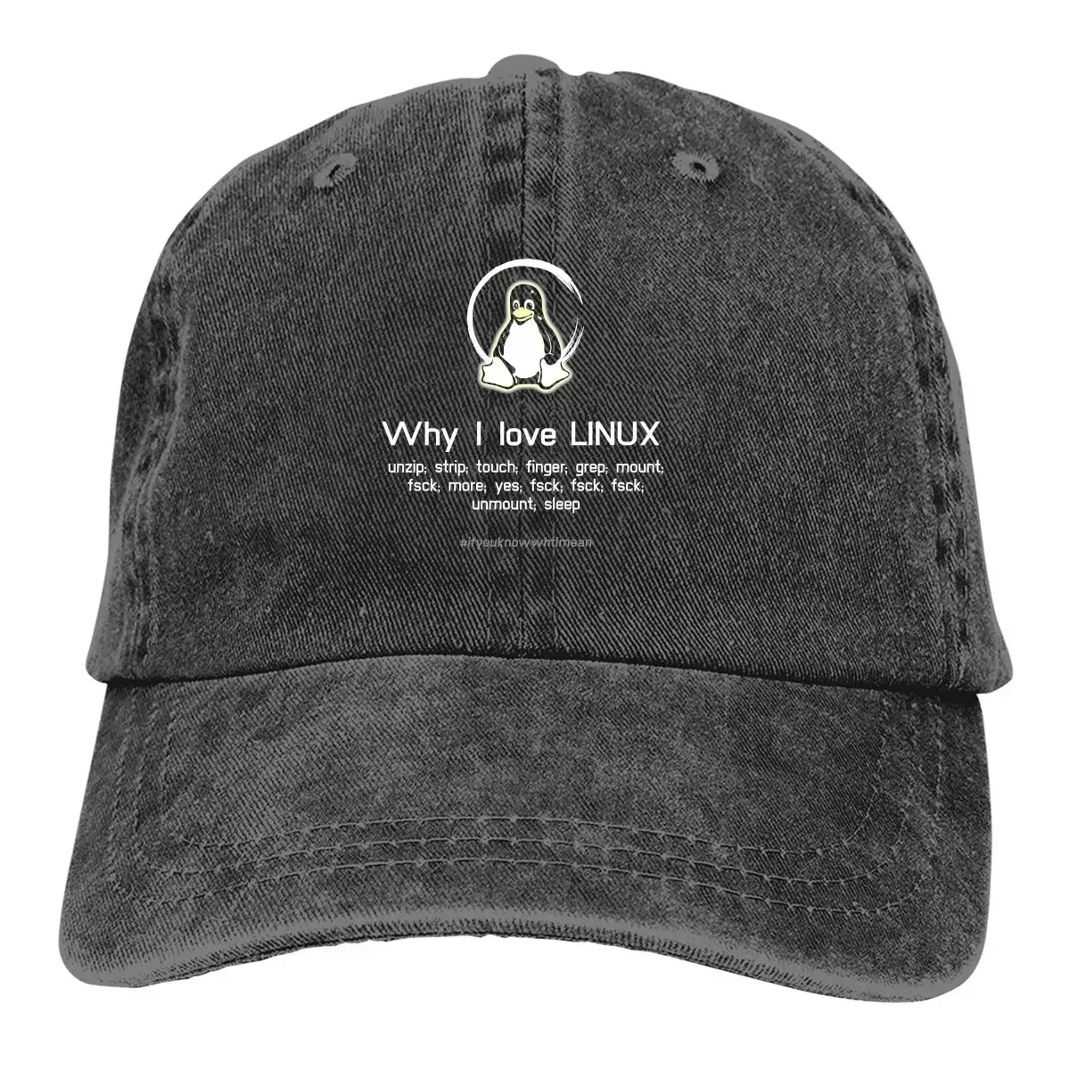 New Summer Cap Sun Visor Inux Sys Admin PenguinP Hip Hop Caps Computer Cpu Core Cowboy Hat Peaked Hats
