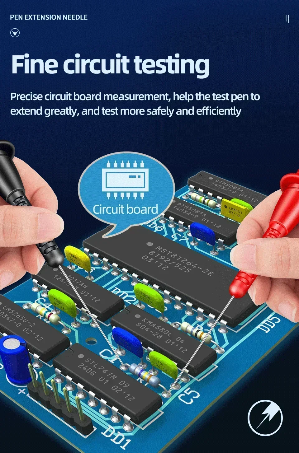 Automatic Multimeter for Measuring AC/DC Voltage Current and Temperature NCV Non-Contact Electrical Testing Model ANENG 628A