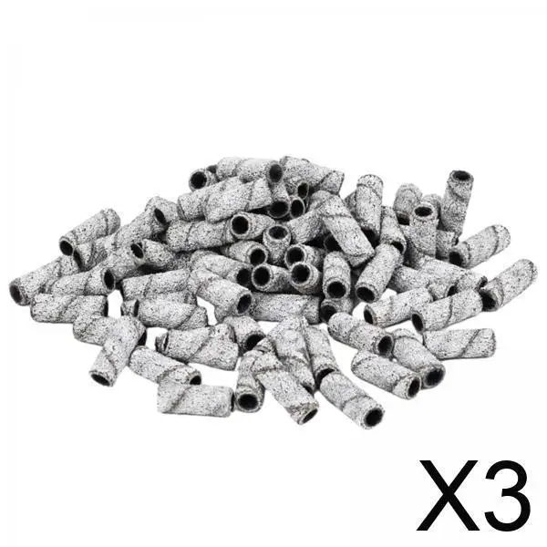 

3x50 Pieces Nail Art Sanding Bands Grinding Heads for 3.1mm Bearing Nail Polishers Style C