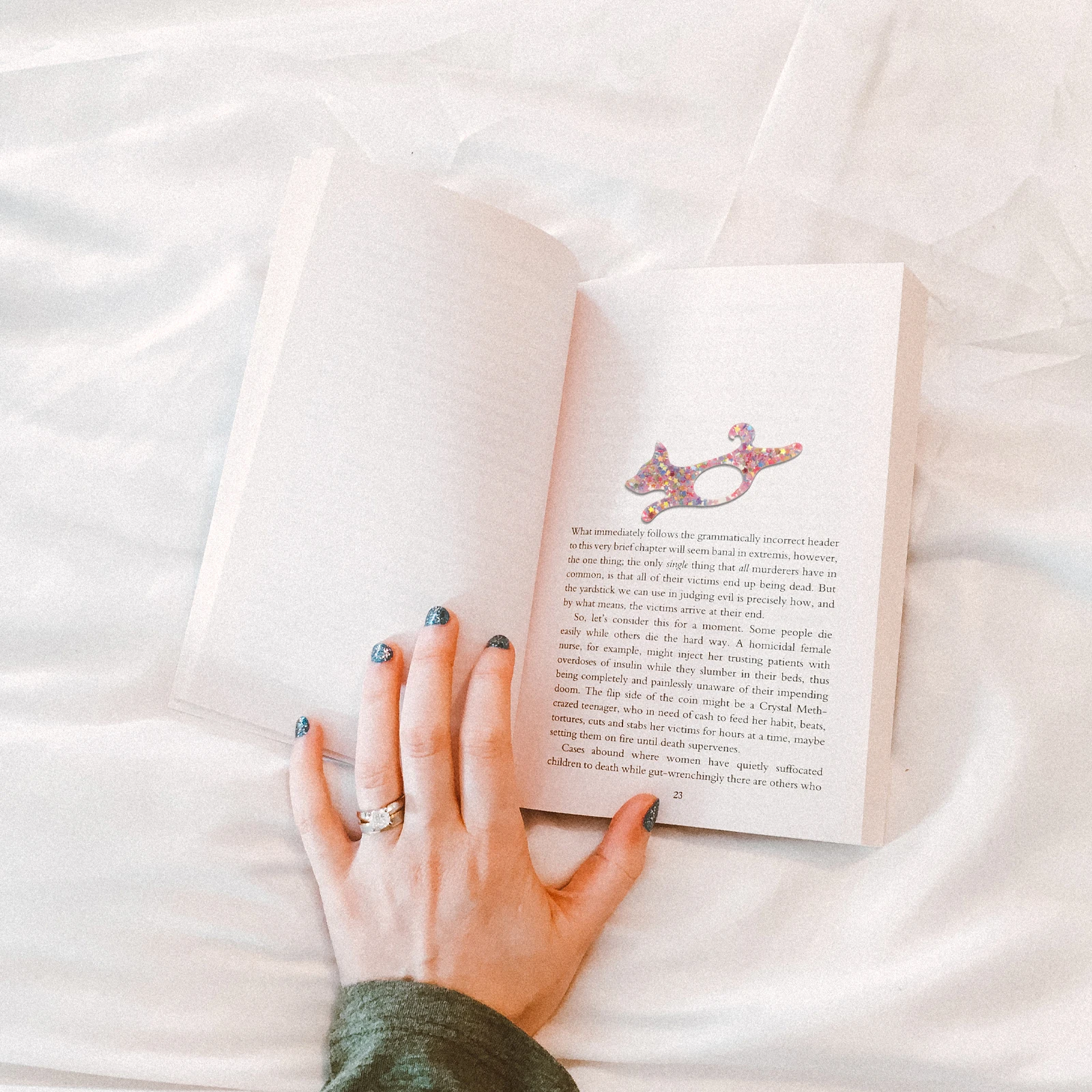 

Bookmark Accessories Creative Reading Page Finger Holder Accessory Ab Glue Readers Decorative