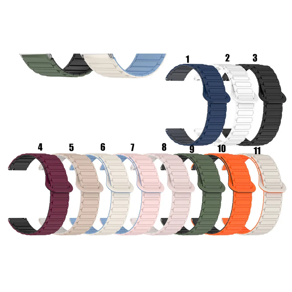 Correa de reloj de silicona con lazo magnético para Samsung Galaxy Fit3 SM-R390