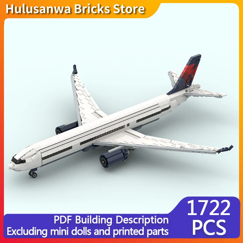 

A330-900neo Medium Airbus Model MOC Building Bricks War Equipment Modular Technology Gifts Holiday Assemble Children Toys Suit