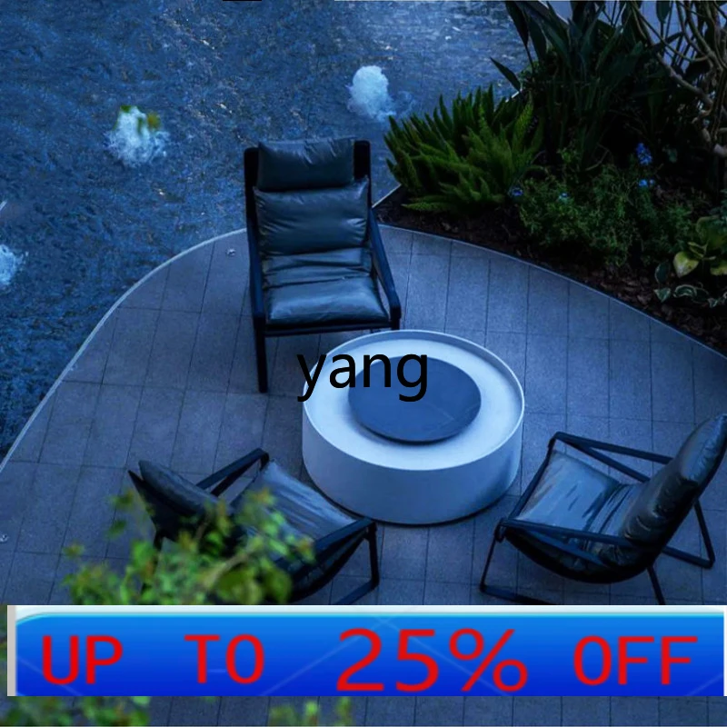 

LTT outdoor sofa leisure light luxury simple leisure sofa chair garden furniture