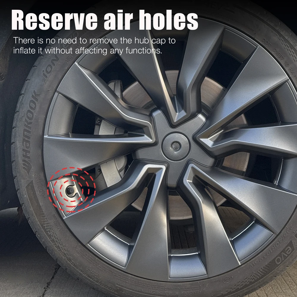 4PCS HubCap Car for Tesla Model 3 Highland 19 Inch 2025 Performance Wheel Cap Wheel Parts Full Rim Cover Accessories Wheel Cover