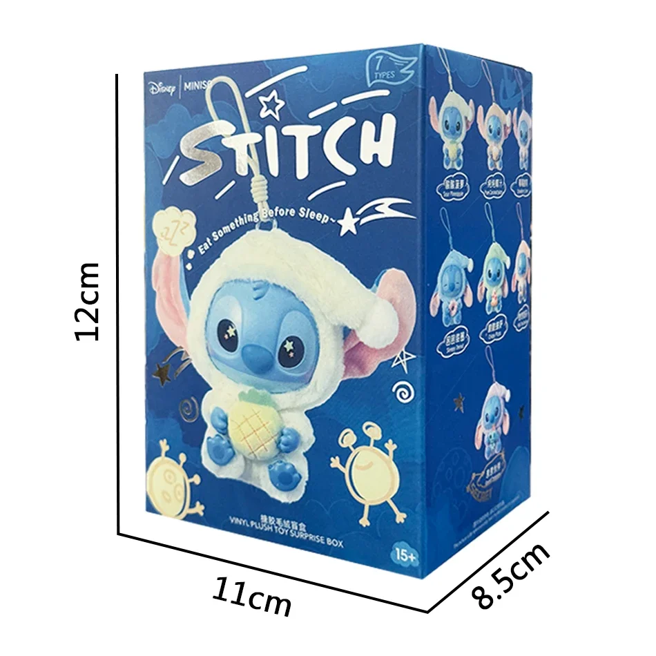 Nuevo Stitch Before Sleep Series 15CM caja ciega muñeco de peluche colgante Linda muñeca caja misteriosa regalo
