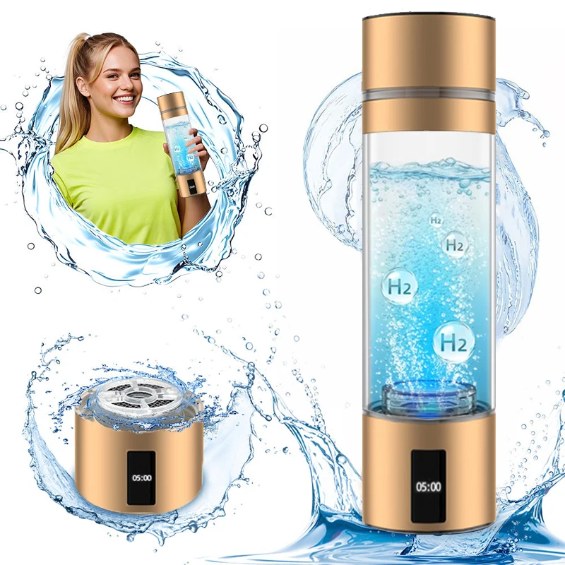 

Best Hydrogen Generator Ionizer H2 Rich Cup 4000-5000PPB Portable Hydrogen Rich Health Maker USB Hydrogen Water Bottle