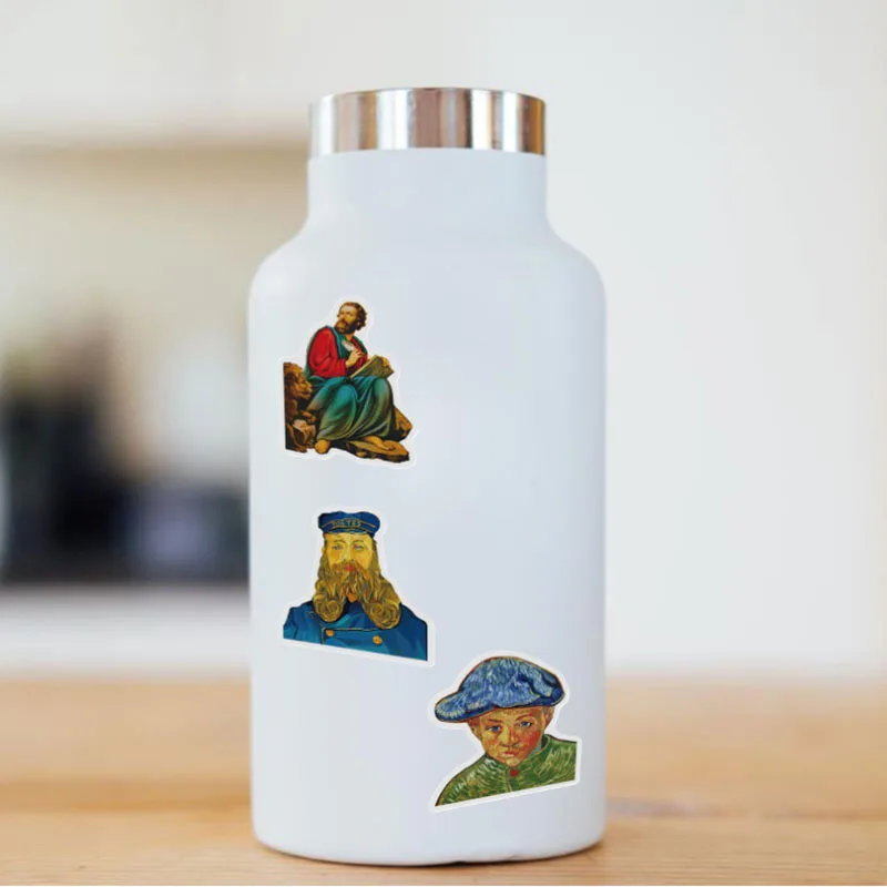 10/30/50 قطعة اللوحات الفنان الشهيرة الكتابة على الجدران لوح التزلج مقاوم للماء حقيبة السفر الهاتف المحمول الأمتعة ملصقات لطيف اللعب #6