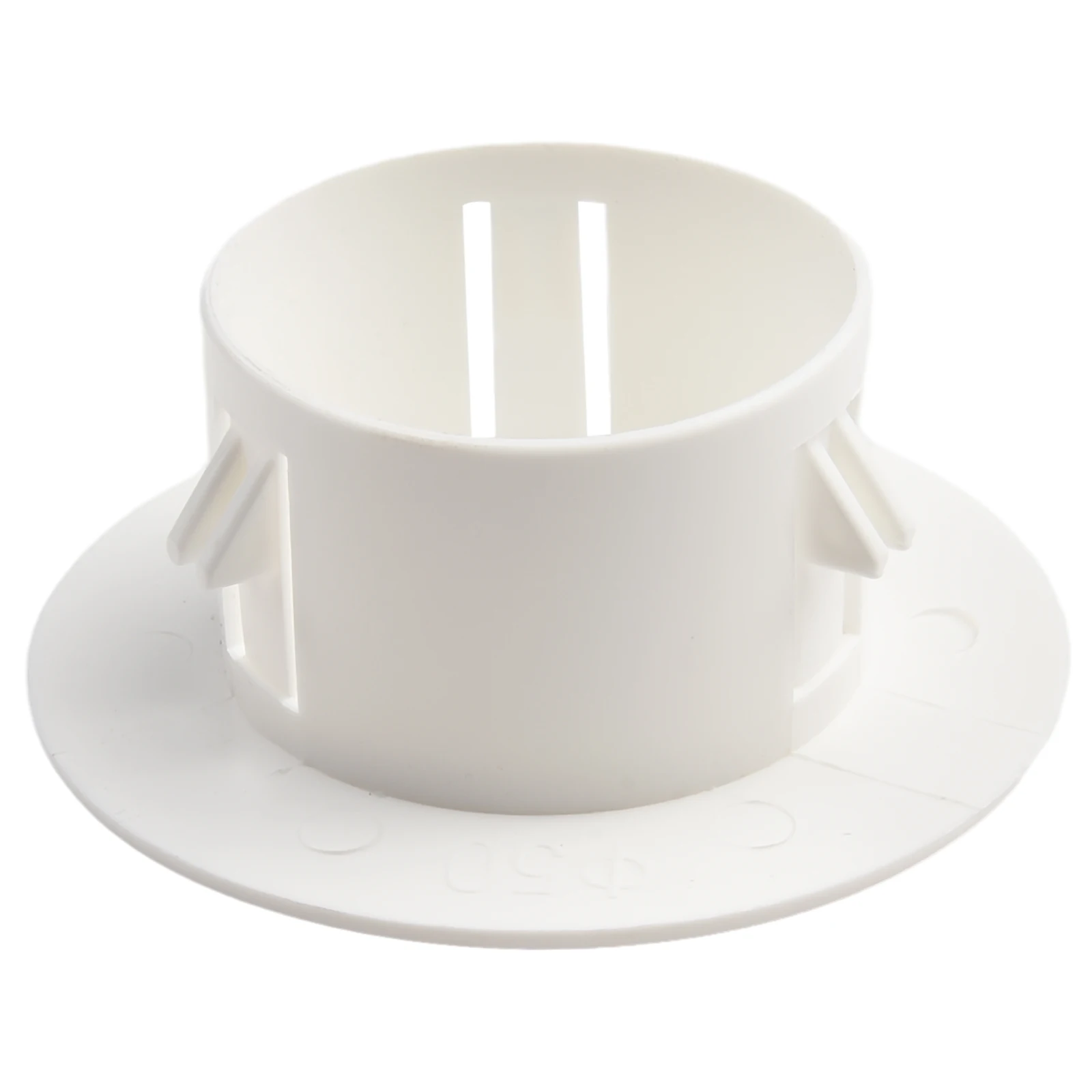 Air Conditioning Vent Cover in Plastic with Rosette Edges for Wall Openings Featuring Shutters and Ventilation Needs