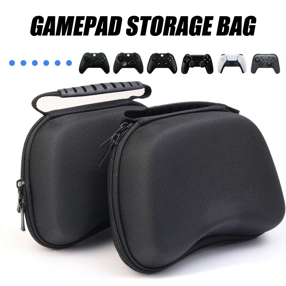 Portable Game Controller Storage Bag for Xbox PS4 Switch Pro Charger Plug Cord Earphone Multifunction Gamepad Carrying Case