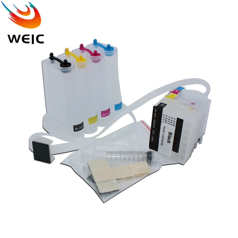 Trống 932 933 Số Lượng Lớn Ciss Hệ Thống Vòng Cung Chip Cho Máy In HP Officejet 6100 6600 6700 7110 7510 7512 7610 7612 máy In