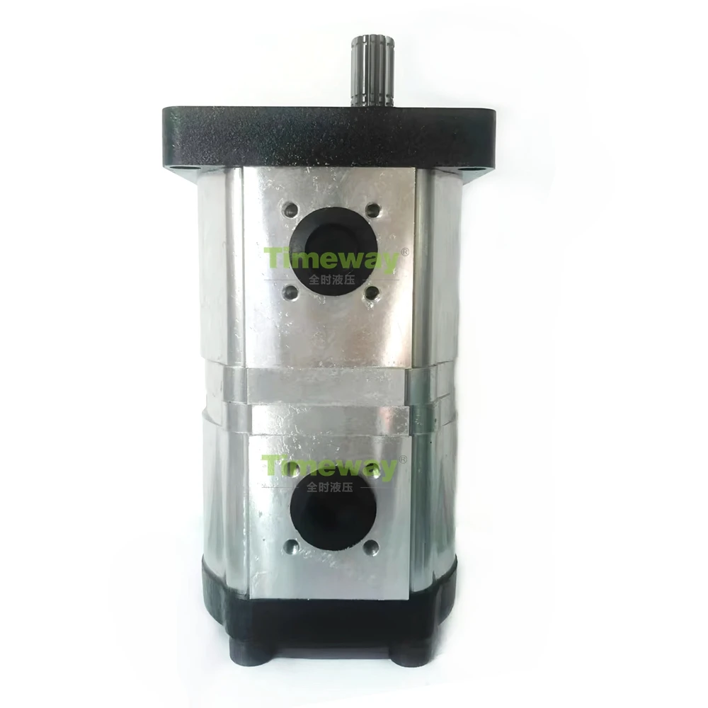 

Гидравлический насос 3A111 (3A111-82204/82202) с двойным шестеренчатым приводом для ремонта тракторов Kubota M5400, M6800, M8200, M9000, M4700, со шлицевым валом T15