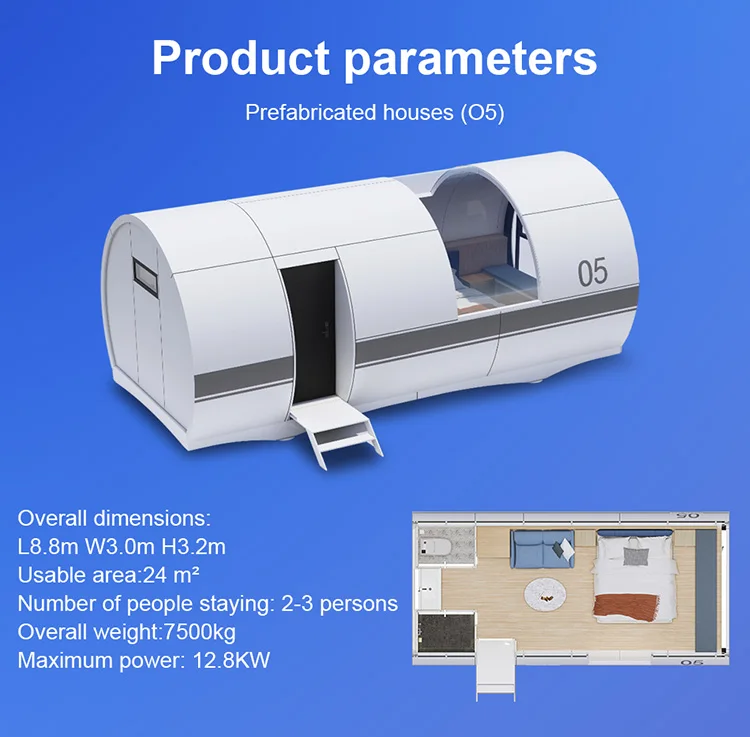 حاوية فولاذية مسبقة الصنع بسعر المصنع، شقق فندقية، منزل خاص للأعمال التجارية واستخدام الفيلا #3