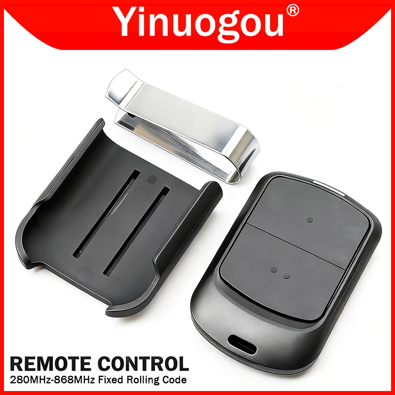 With Clip 280MHz-868MHz Garage Door Remote Control Duplicator Multifrequency Variable Code Grabber Auto Scan Clone 433MHz 868MHz