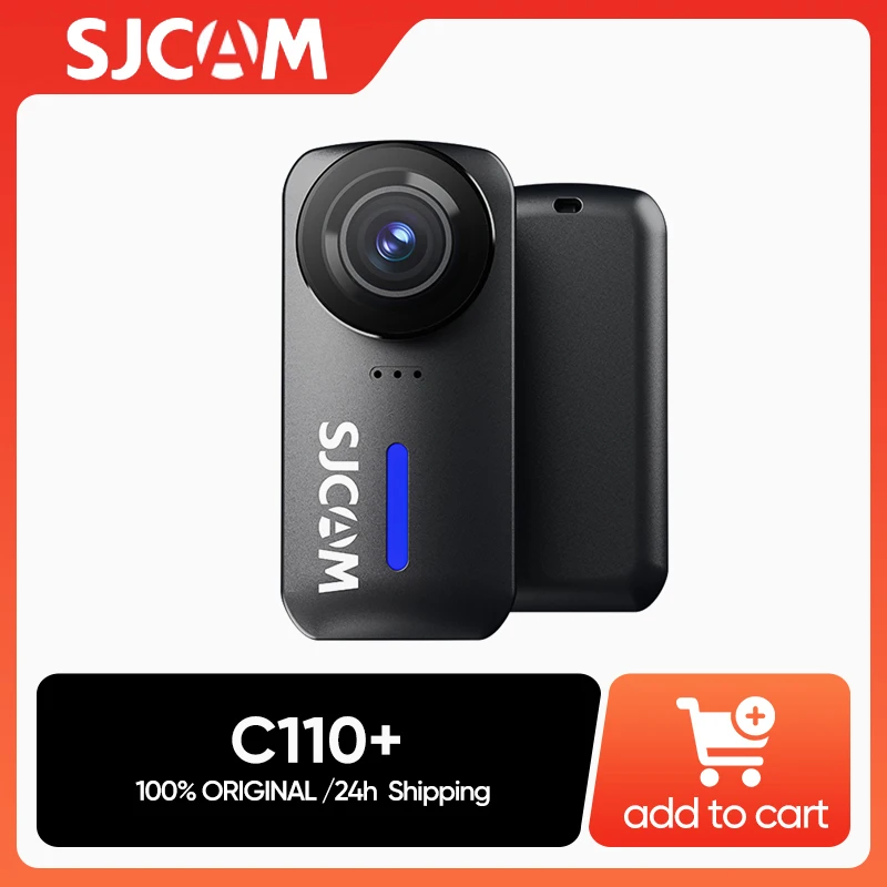 SJCAM C110+ 4K30fps Action Camera 6-Axis GYRO Flash Explosion WiFi Remote 1050mAh Sports DV Portable Helmet Motorcycles