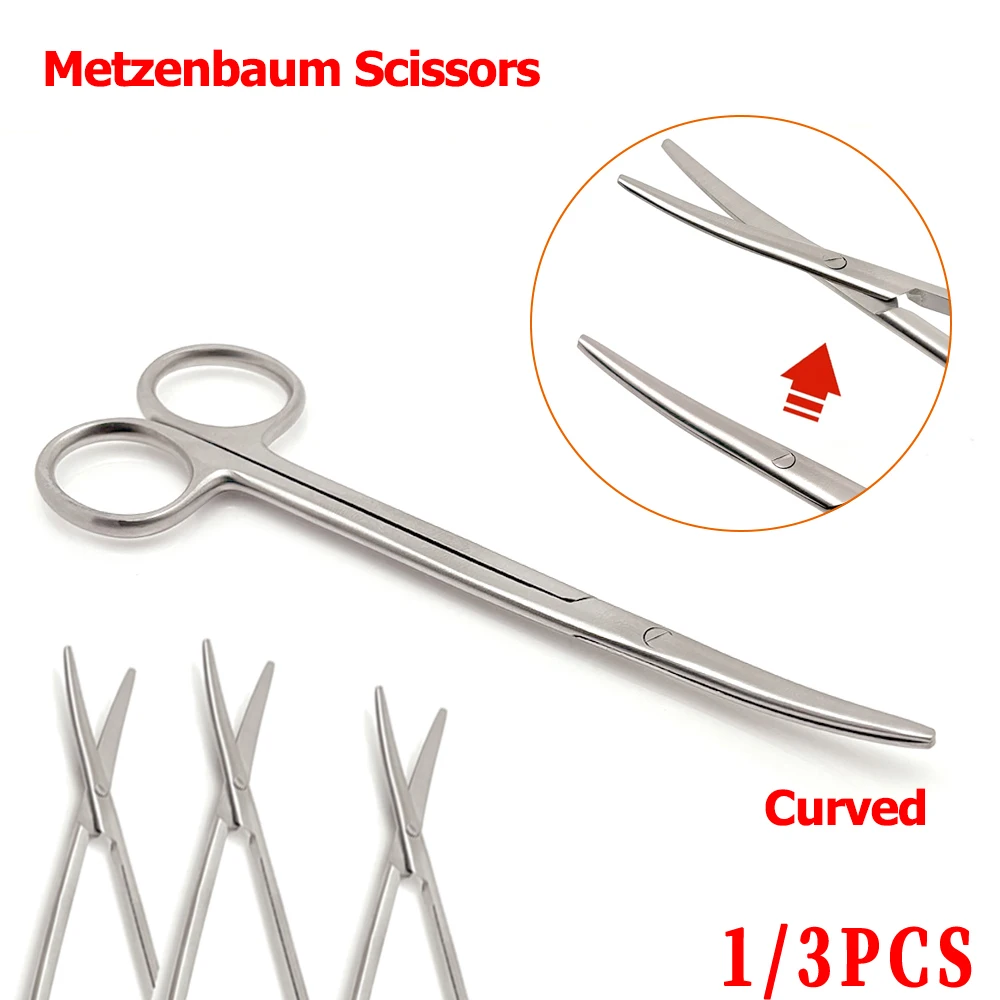 

14Cm Tc Metzenbaum Scissors Curved for Delicate Tissue Cutting Tonsil Procedures Blunt Narrow Tips Ideal for Surgical