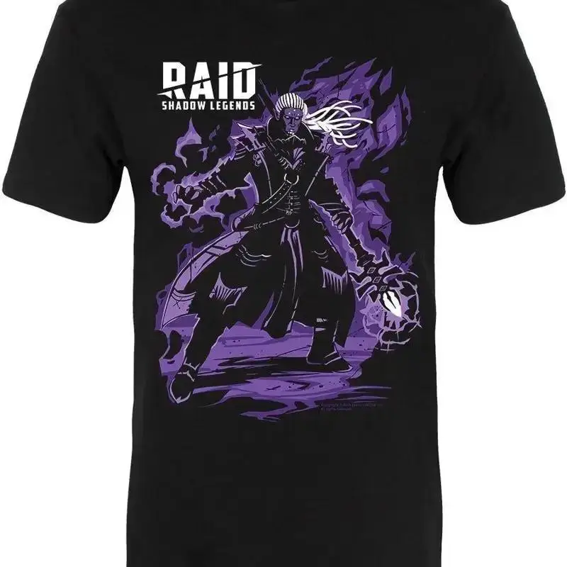 RAID Shadow Legends Official Kael Silhouette Black T Shirt