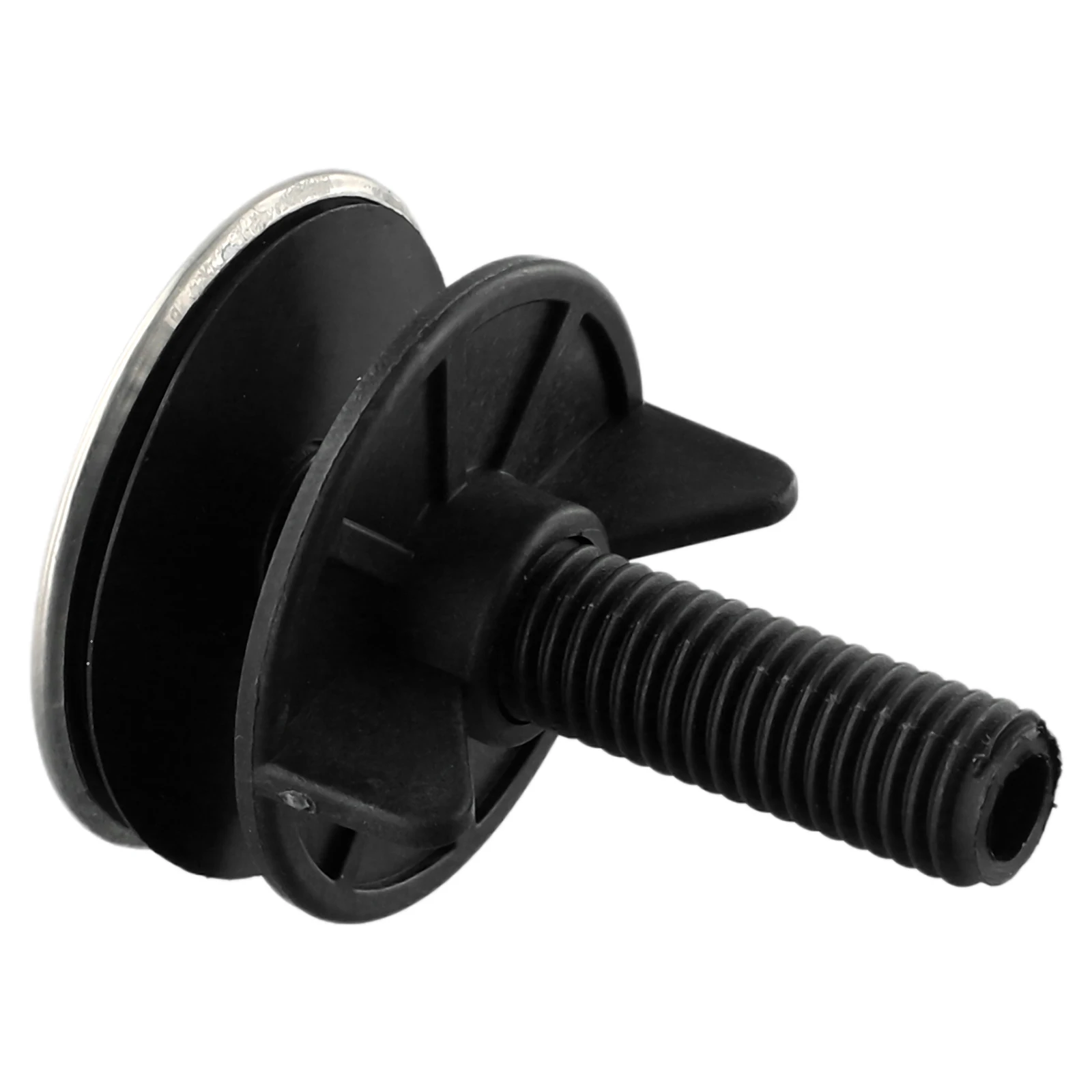 1 قطعة غطاء بالوعة الحنفية يغطي حوض مطبخ ستنلس ستيل الحنفية ثقب تقطيع سدادة غطاء حوض 45 مللي متر غطاء ثقب حوض المطبخ #6