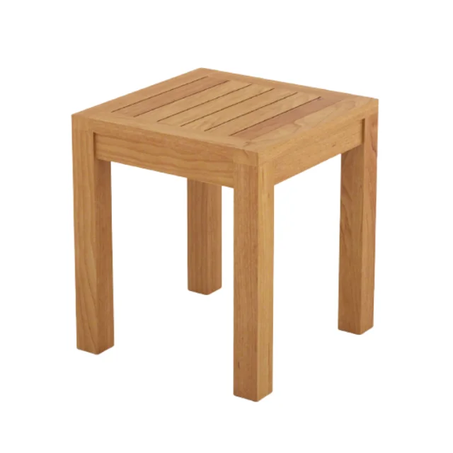 Outdoor Furniture Teak Wood Outdoor Small Side Table for Patio Garden Furniture Coffee Table for Sun Lounger Wholesale Price