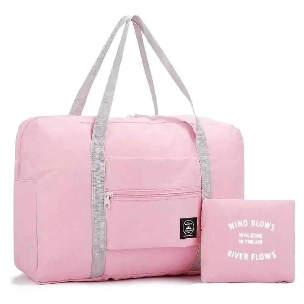 46x30 سنتيمتر طوي السفر حقيبة القماش الخشن حمل حمل حقيبة الأمتعة سعة كبيرة مقاوم للماء حقيبة التخزين المحمولة مع سستة 2026