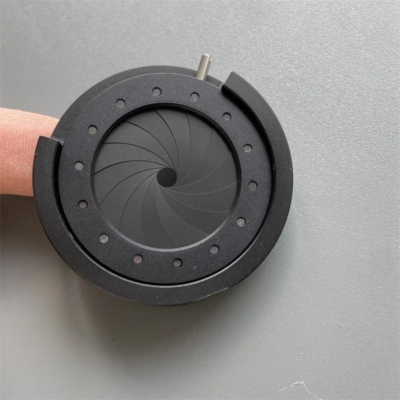 1PCS 1.5-25mm Adjustable Diaphragm Mechanical Iris  Aperture Camera Microscope Module Tools