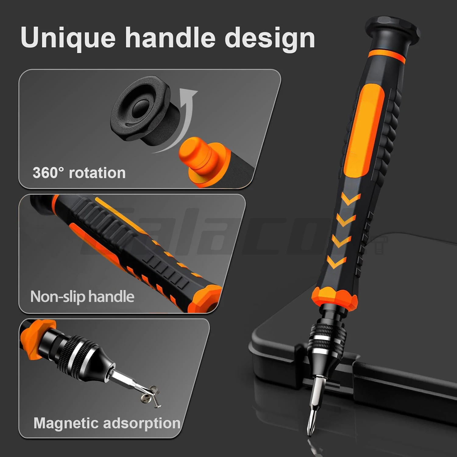 Galacok Precision Screwdriver Sets Phone Repair Tools Kit Multifunctional Hand Tools Set of DIY for Macbook Watch PC Electronic