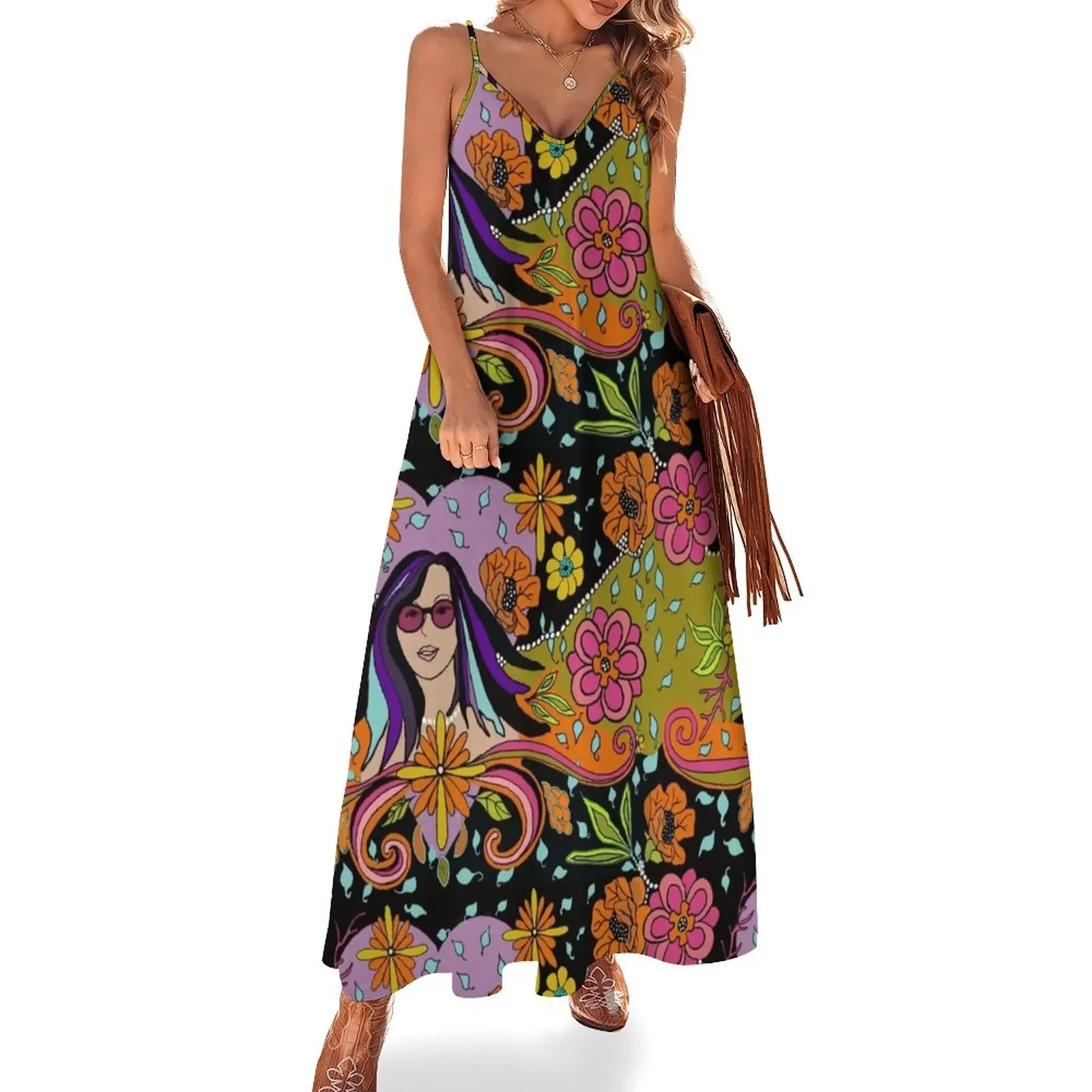 

Age of Aquarius Mod Sleeveless Dress summer outfits for women 2025 sensual sexy dress for women Dress