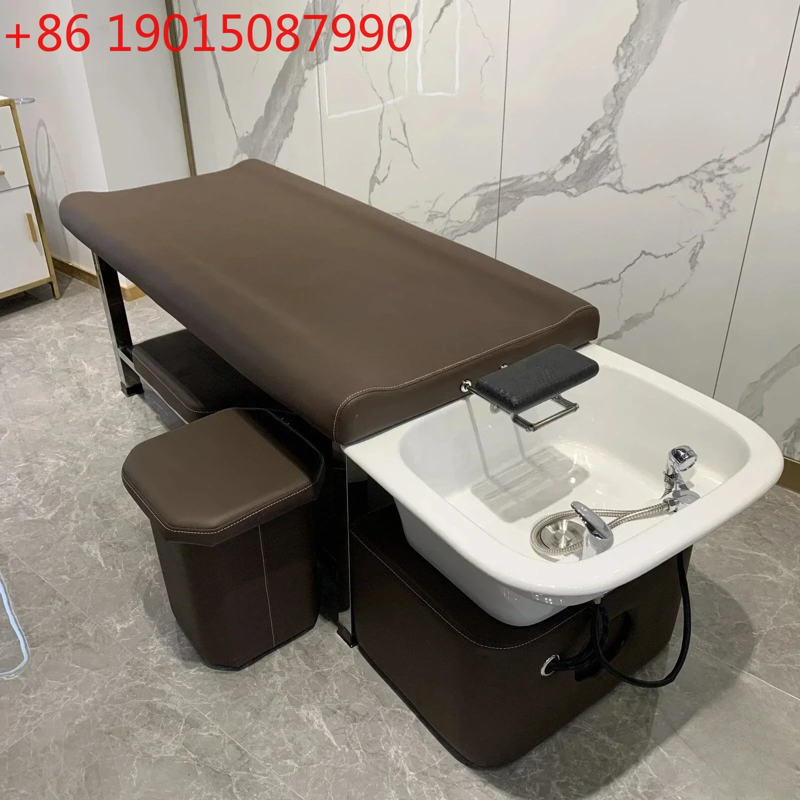 

Thai Shampoo Chair Hair Lying Completely Shampoo Chair Flushing Bed Ceramic Basin
