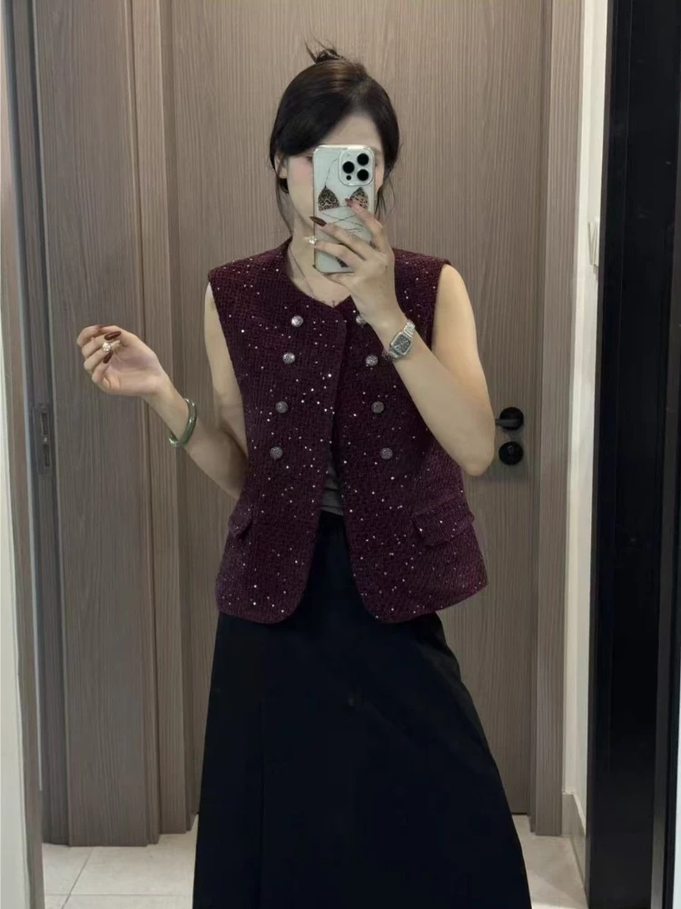 

Осенний женский ангорский красный шерстяной пиджак, жилет, элегантная модная верхняя одежда, благородная блузка в европейском стиле, куртка