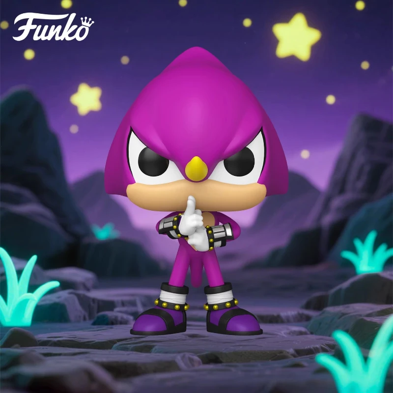 

Genuine Edition FUNKO POP《Sonic，Blaze，Knuckles，Jet，Espio》Anime Action Desktop Decoration Ornament Model Toys Collectible Model