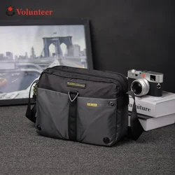 Bolso de hombro multibolsillo para hombre, bandolera informal de viaje versátil, impermeable, gran capacidad, 2023, 1698