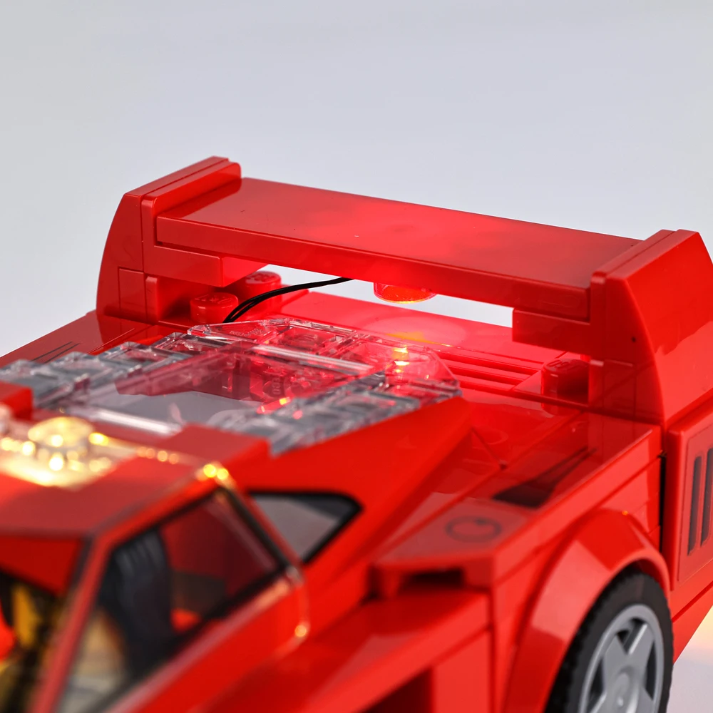 Led Light Kit For 76934 Ferrarises F40 Supercar DIY led Blocks Model Toys Set (Only Lighting Kit No Model)