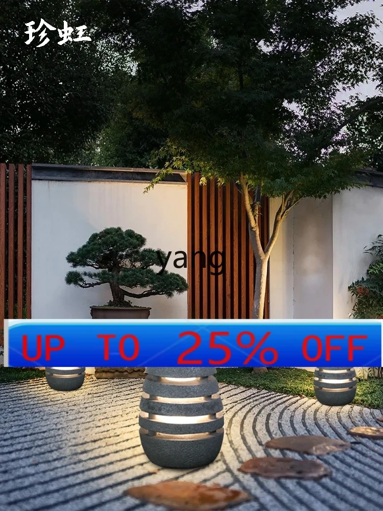 LMM Courtyard Waterproof Stone Ornaments Terrace Yard Garden Lighting Outdoor Landscape Lawn Decoration