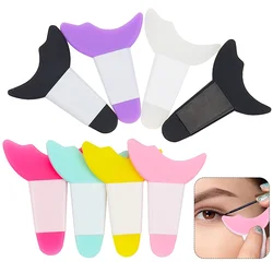 1 Pc Resusable Eye Makeup Aid Silicone Eyeliner Eyebrow Stencils Face Cream Mask Applicator Beauty Tools Makeup Template Tools