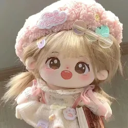 220cm Cotton Doll Sweet Nude Doll Red Plush Dress Up Baby Clothes Plush Toys Girls Cloth Dolls Collection Gift