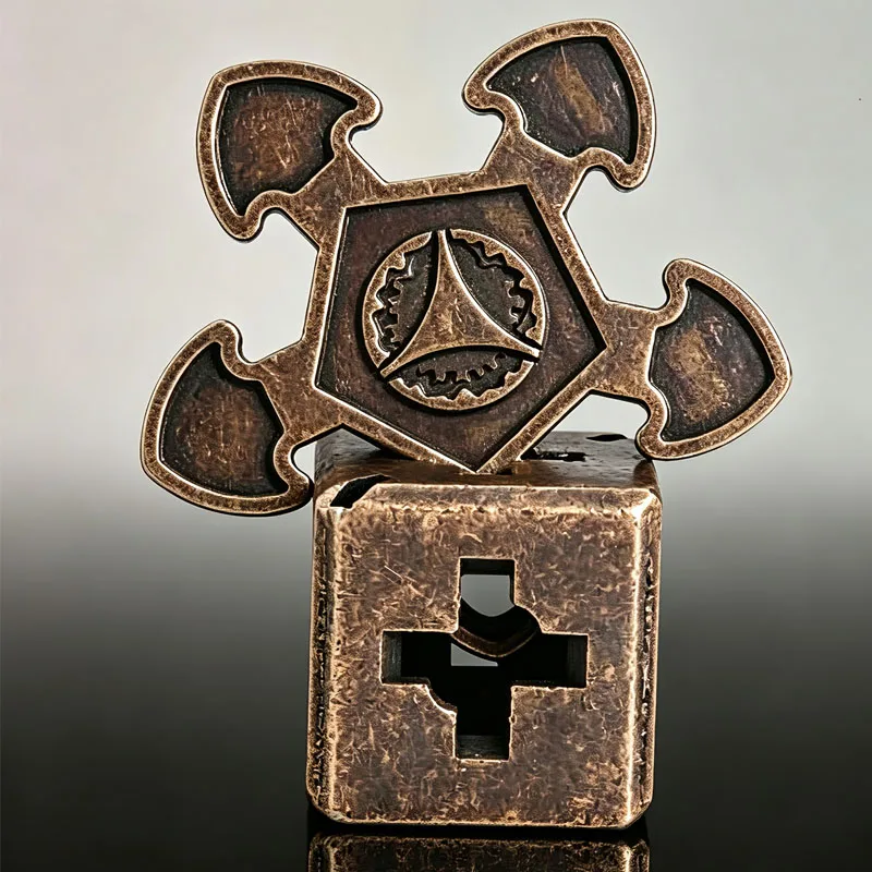 

Magic CHI Difficult Metal Brain Teaser Puzzles for Adults & Kids Mind IQ Logic Test Disentanglement Toys Novelty Gifts