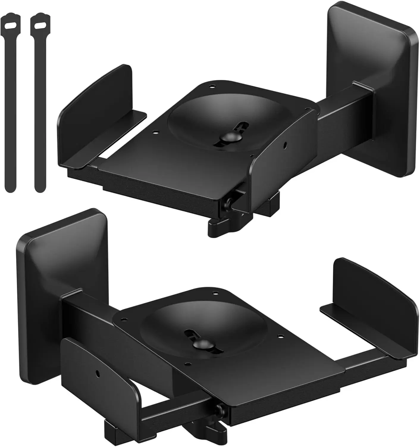 

Adjustable Double Clamp Speaker Wall Mount 2 Pack Compatible with For JBL Speakers with Cable Tie and Anti Slip