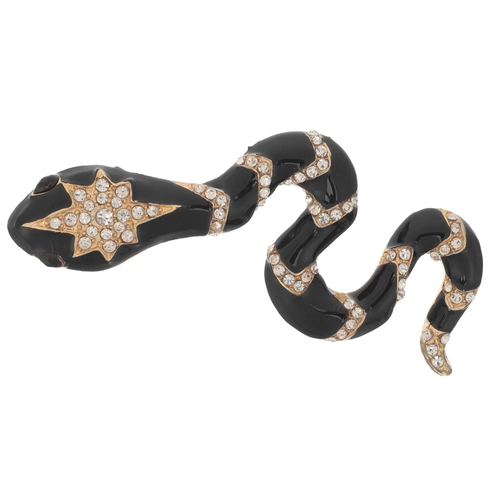 ثعبان بروش الحيوان التلبيب دبوس سبائك الزنك الملابس الأنيقة الديكور لفستان قبعة شال ظهره بروش دبوس للنساء #6
