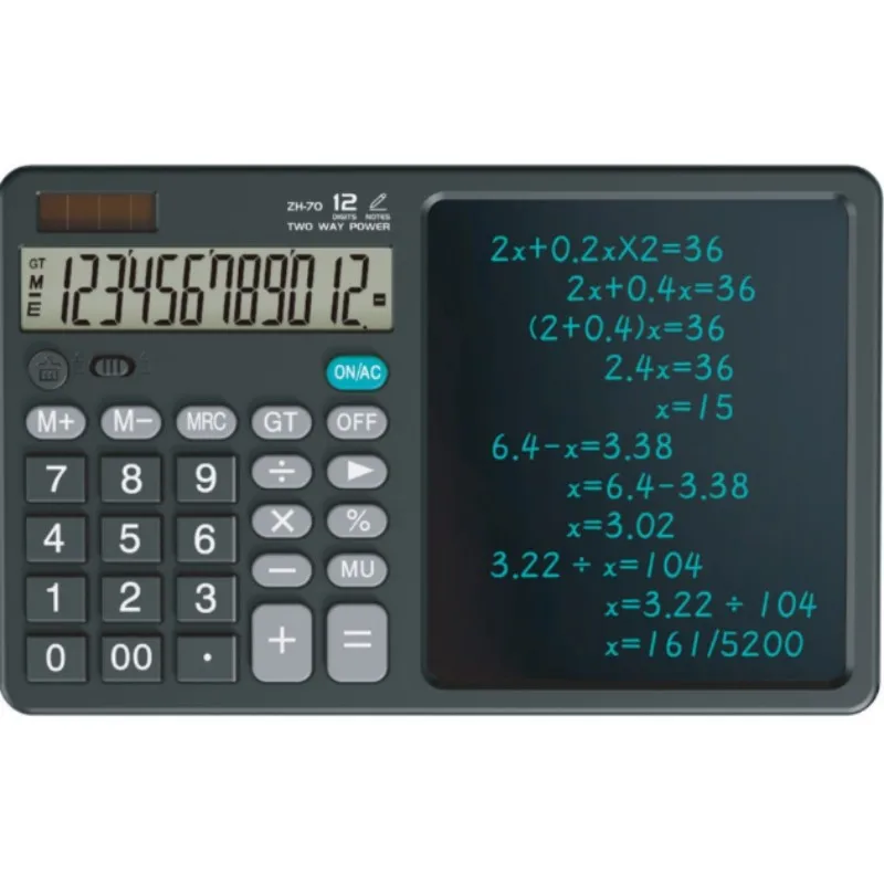 

Writing Scientific Calculator | Dual-Screen Type-C Rechargeable Multifunctional Student Calculators & Office Use