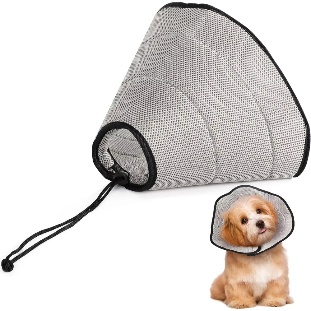 

Collar Dog Leak Protection Soft Protective Cone Collars Adjustable Recovery Collar Protective Collar for Medium to Large Dogs