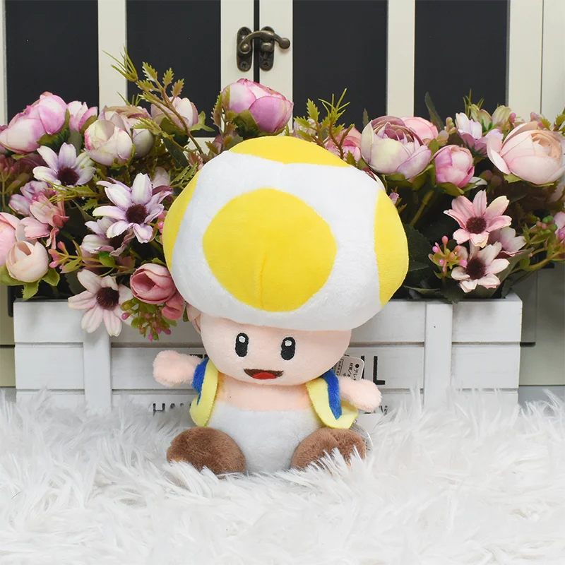 Super Mario Plush Toys Toad Toadette Nabbit Old Mushroo Man Anime Game Stuffed Doll Great Birthday Halloween Gifts for Kids