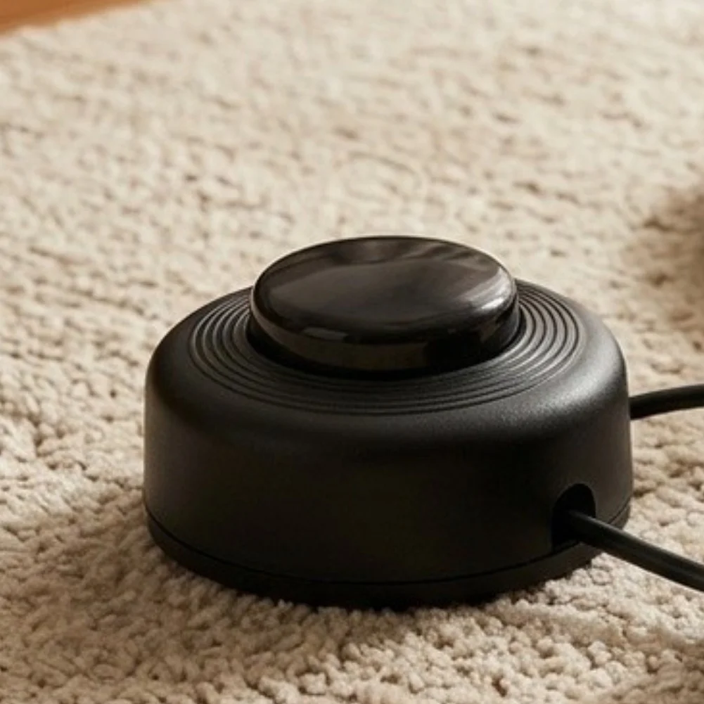 Floor Halfway Round-Reset Push-Button Foot Switches 1A AC250V For Floor Lamps & Table Lamps Self-resetting Foot Switches