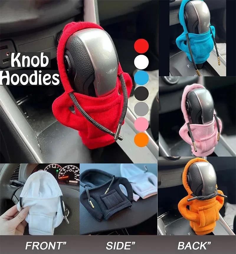 Car Gear Lever Cover Lever Small Hoodie Hoodie Creative Shift Lever Hoodie Gear Lever Handle Cover Lever Clothing Cover Car