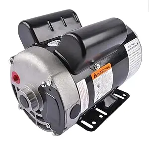 AP03 5HP Air Compressor Electric Motor, 230V 22 Amps, 3450RPM 56HZ Frame, 7/8" Keyed Shaft, CW/CCW Rotation 2.25" Shaft Length