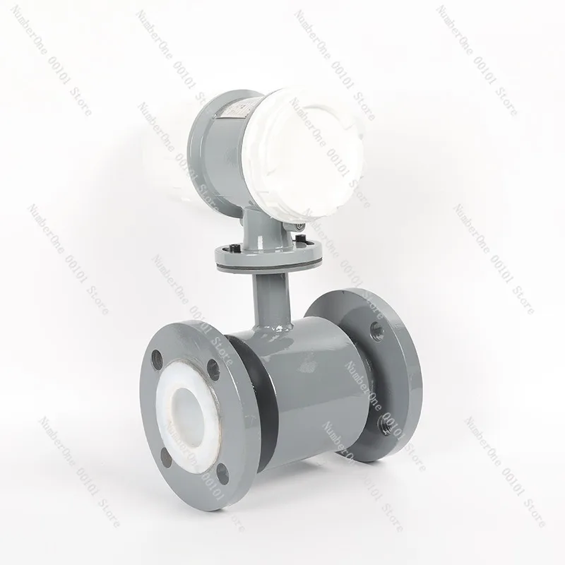 Integrated Pipe Intelligent Digital Display Electromagnetic Flowmeter Industrial Sewage Liquid Measuring Meter