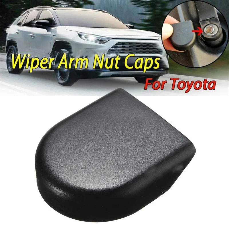 2/4pcs Front Windshield Wiper Arm Head Nut Cap Bolt Cover For Toyota Corolla E150 E160 Verso Yaris Auris Car Accessories