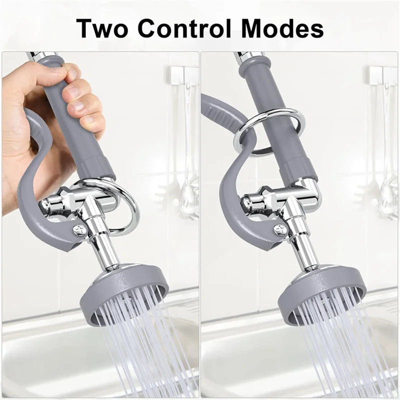 الترويج! 2X بخاخ بالوعة، بخاخ شطف مسبق لصنابير حوض المطبخ التجارية، 1.42 GPM صمام بخاخ فوهة رش الأطباق