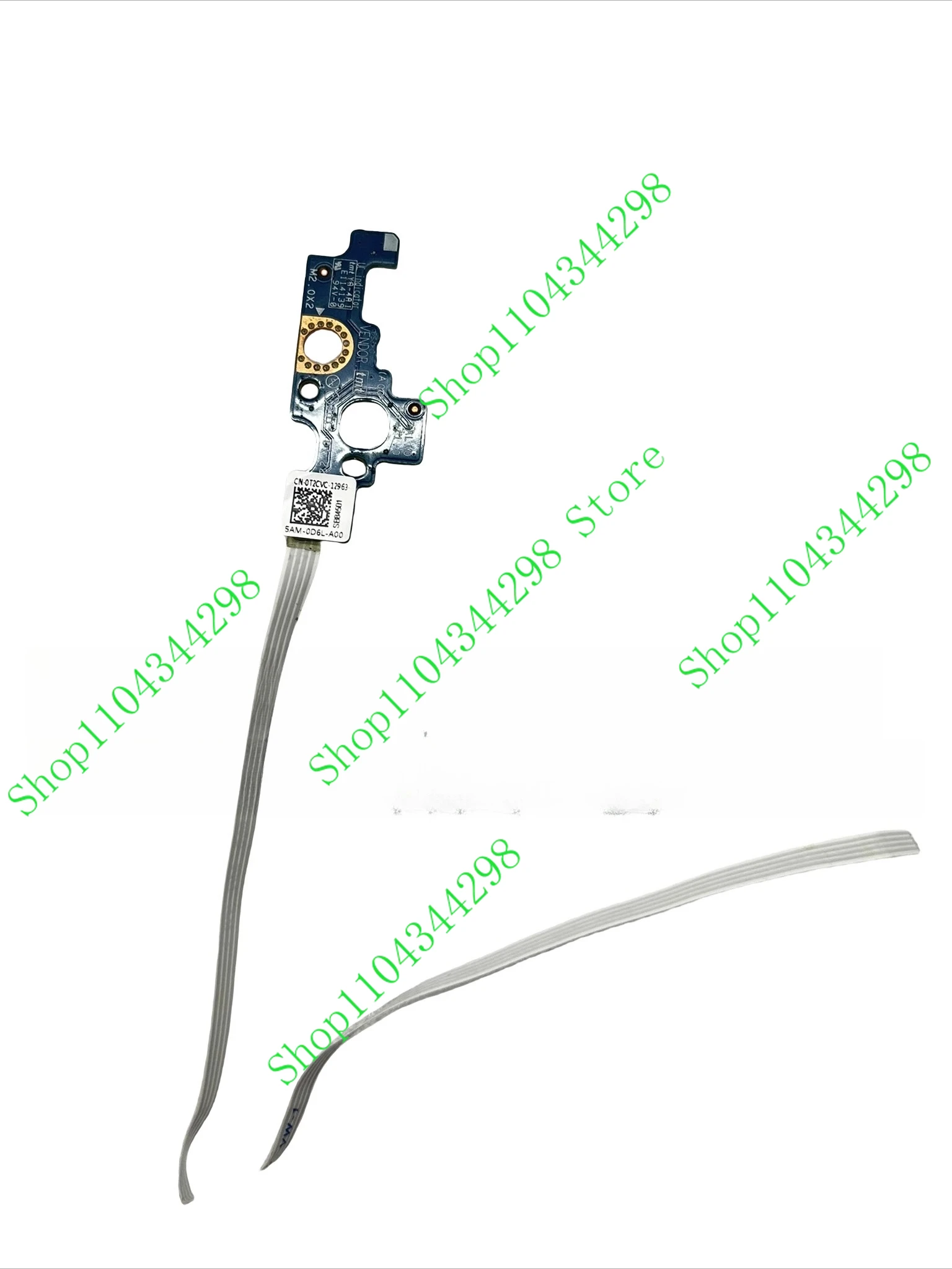 

DB для DELL Inspiron 17 5000 5755 5758 5759, плата кнопки питания ноутбука с кабелем LS-B845P 0T2CVC T2CVC NBX0001QN00 AAL30