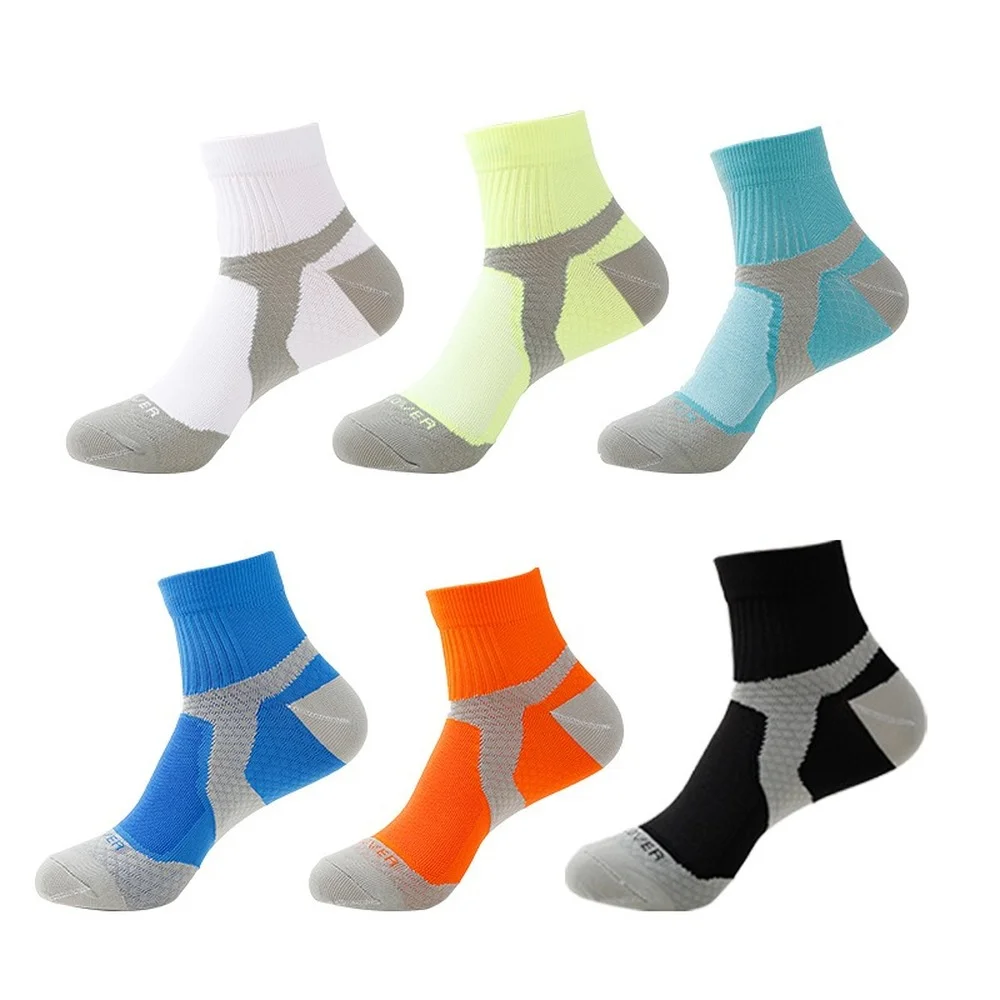 

6 Pairs New Men's and Women's Middle Tube Socks Sweat-absorbing Sports Socks Various Colors Casual Running Socks Dropshipping