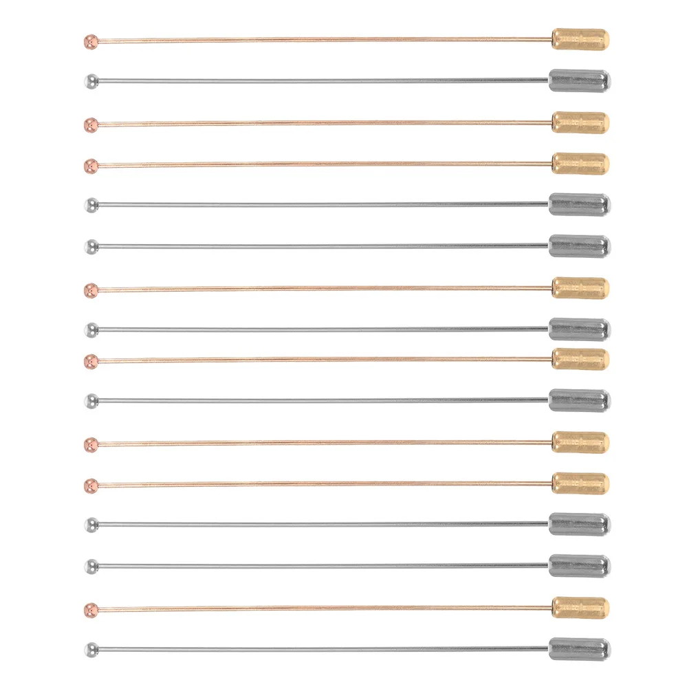 20 قطعة دبوس بروش عصا 90 مللي متر كرة طويلة إبرة معدنية مستديرة العروة Diy بها بنفسك دعوى التلبيب قبعة مجوهرات الحرفية الإكسسوارات مشبك أمان