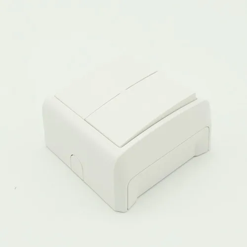 Viko Vera Surface Mounted Komütatör Dual Switch White 220 Volt